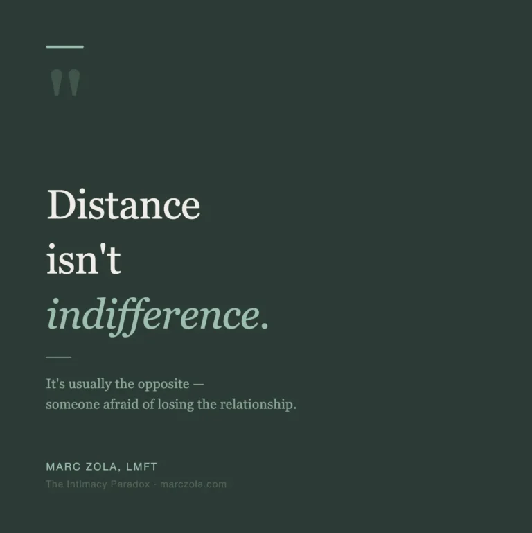 Why Distance Isn’t Indifference: What Your Partner’s Silence Is Really Saying